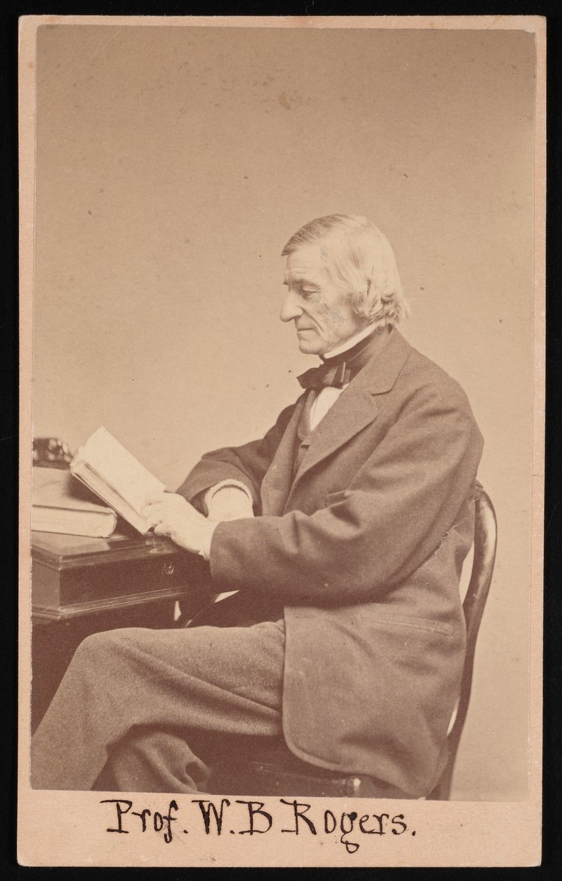 Portrett av William Barton Rogers 1804-1882, mellom 1866 og 1873. av Edward L Allen