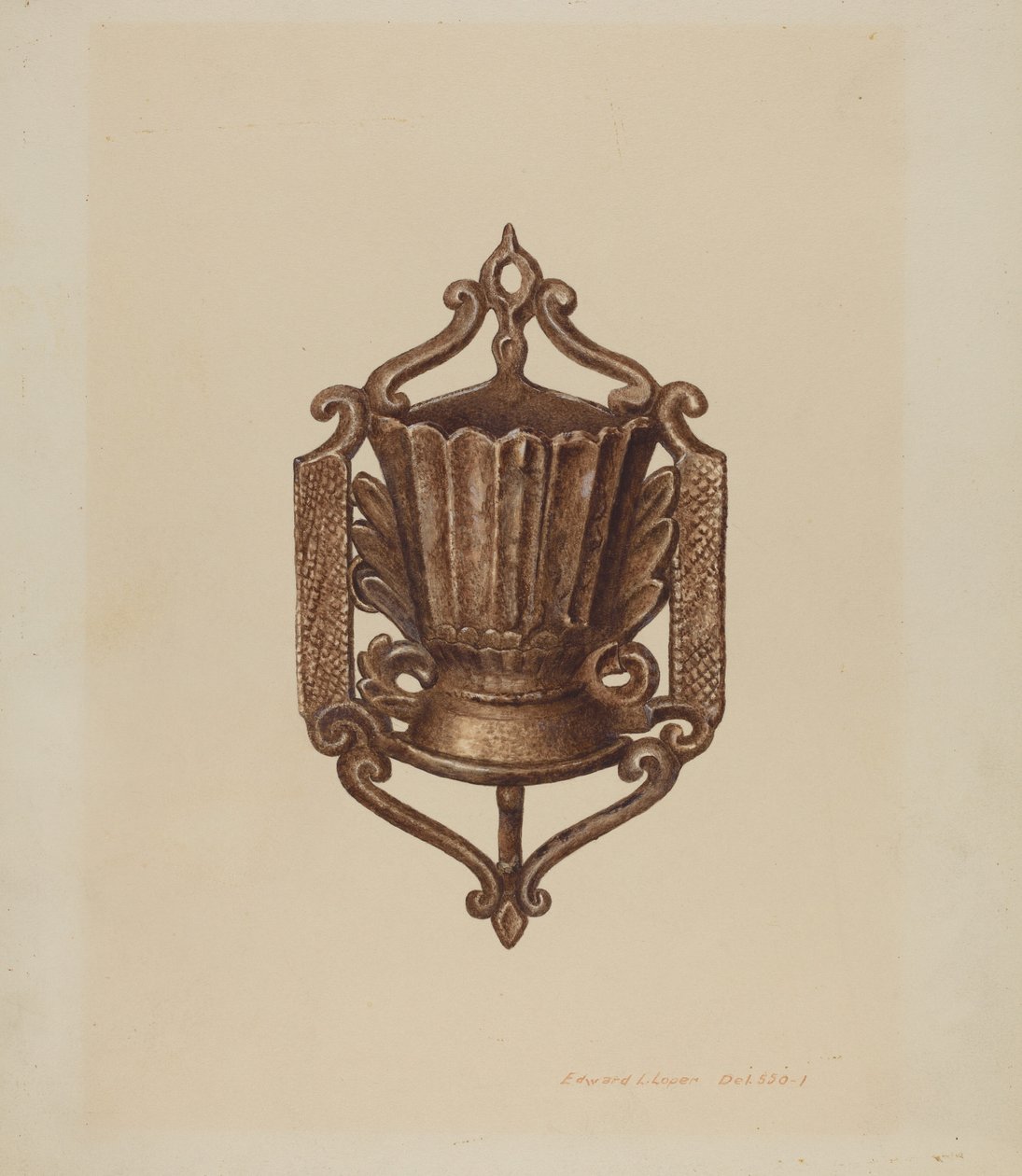 Fyrstikkholder av Edward L. Loper