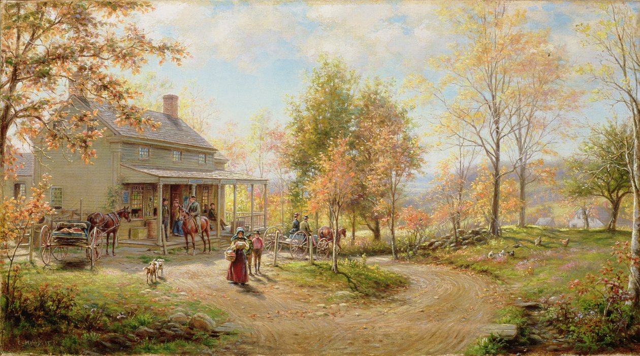 En oktoberdag av Edward Lamson Henry