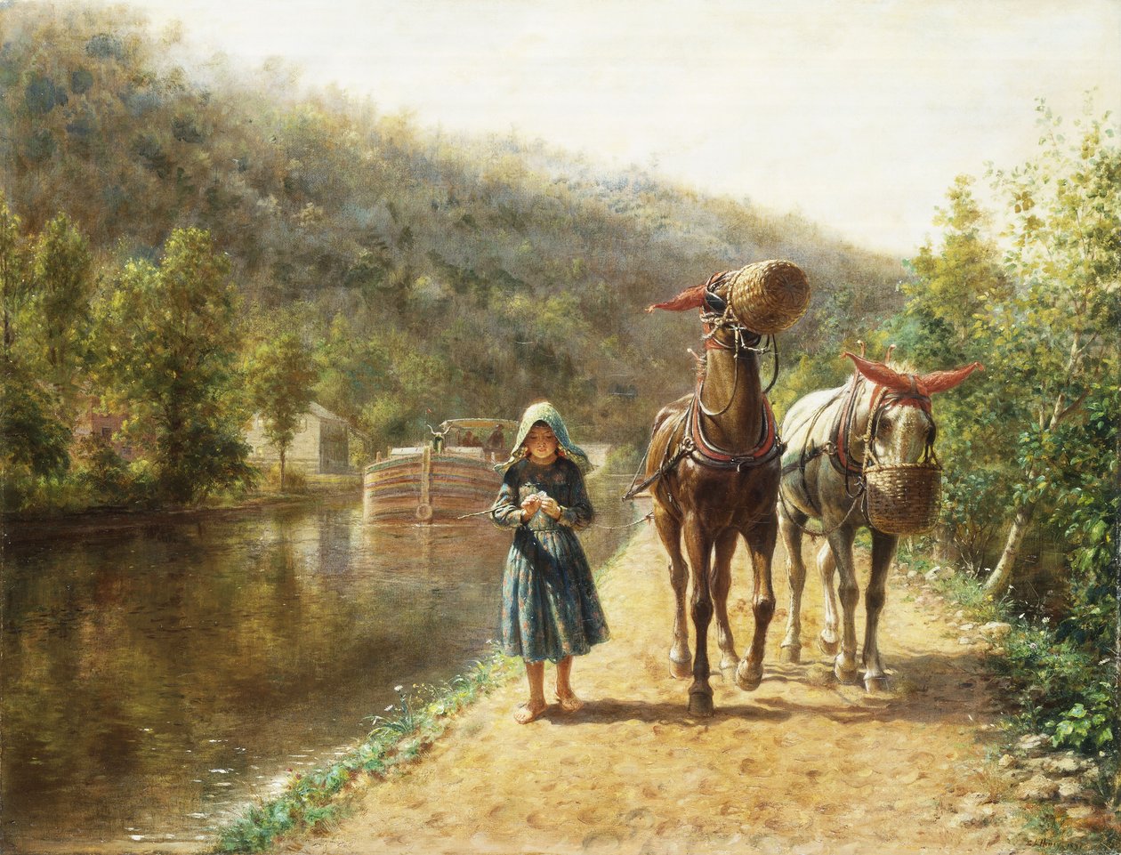 På trekkveien, av Edward Lamson Henry