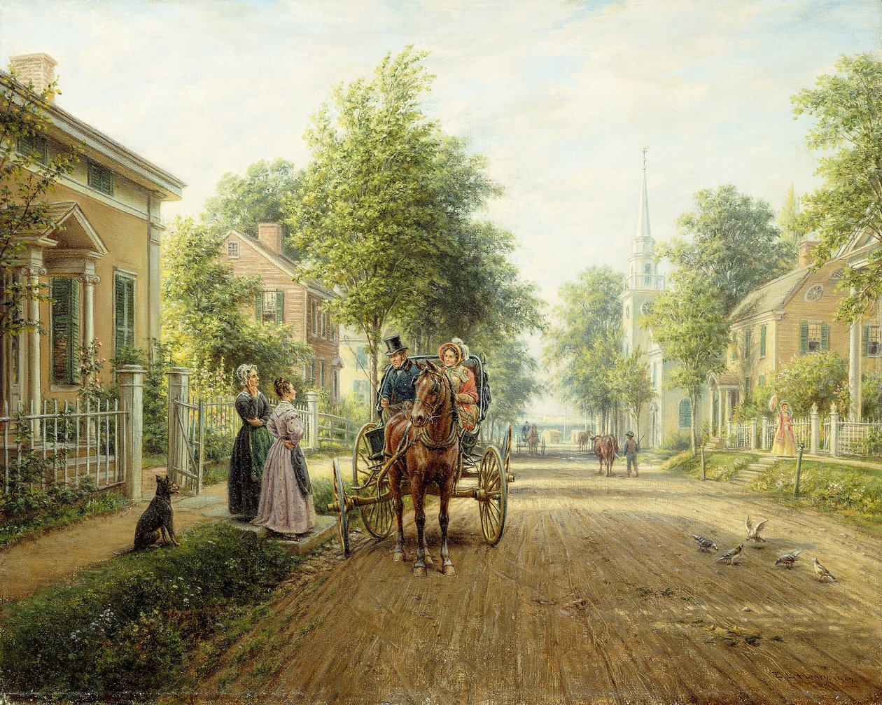 På vei til byen, 1907 av Edward Lamson Henry