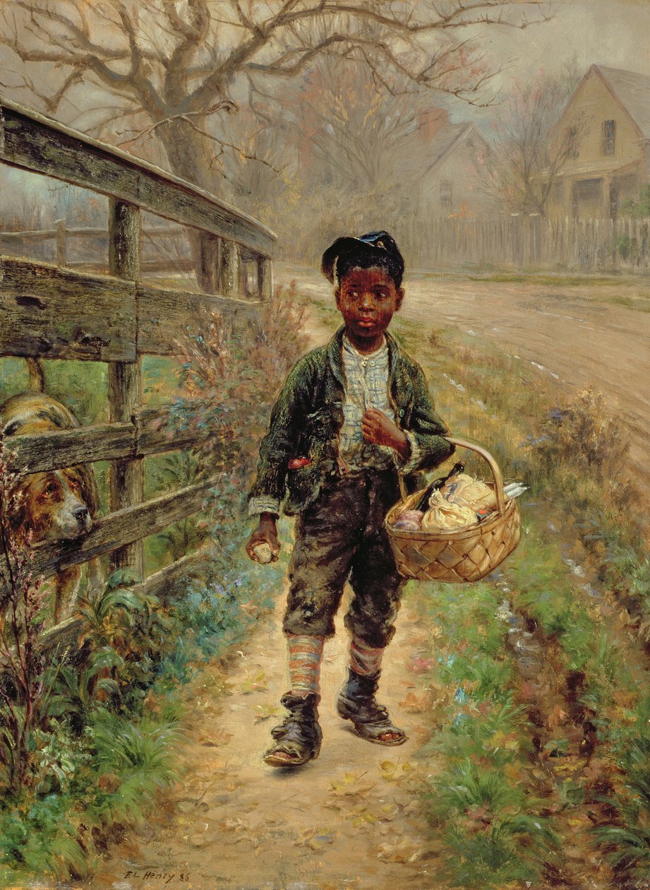 Protecting the Groceries, 1886 av Edward Lamson Henry