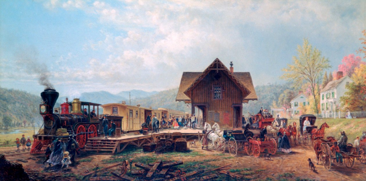 The 9:45 Accommodation, 1867 av Edward Lamson Henry