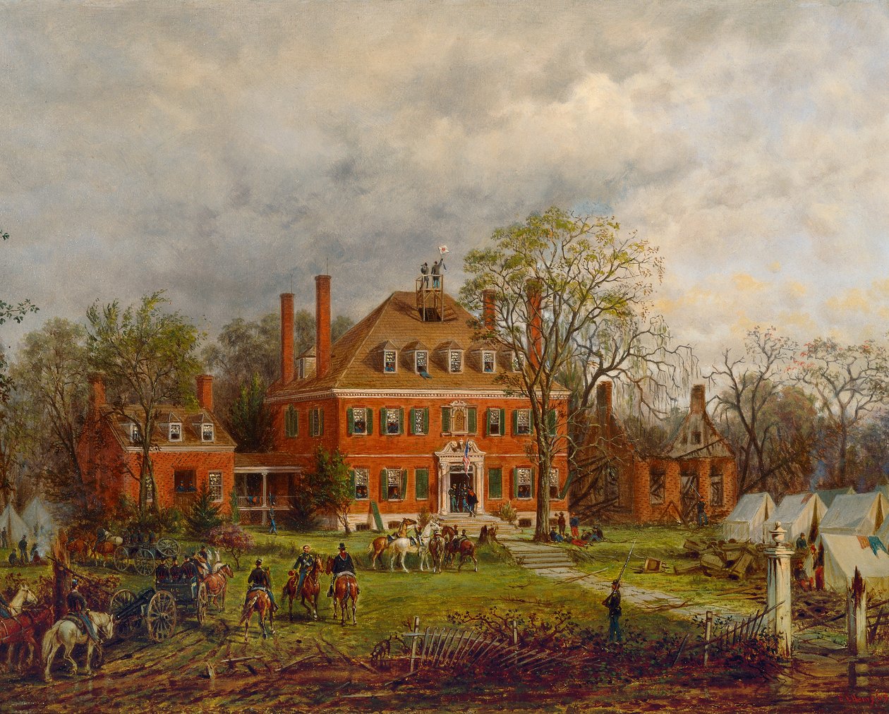 Det gamle Westover-huset av Edward Lamson Henry