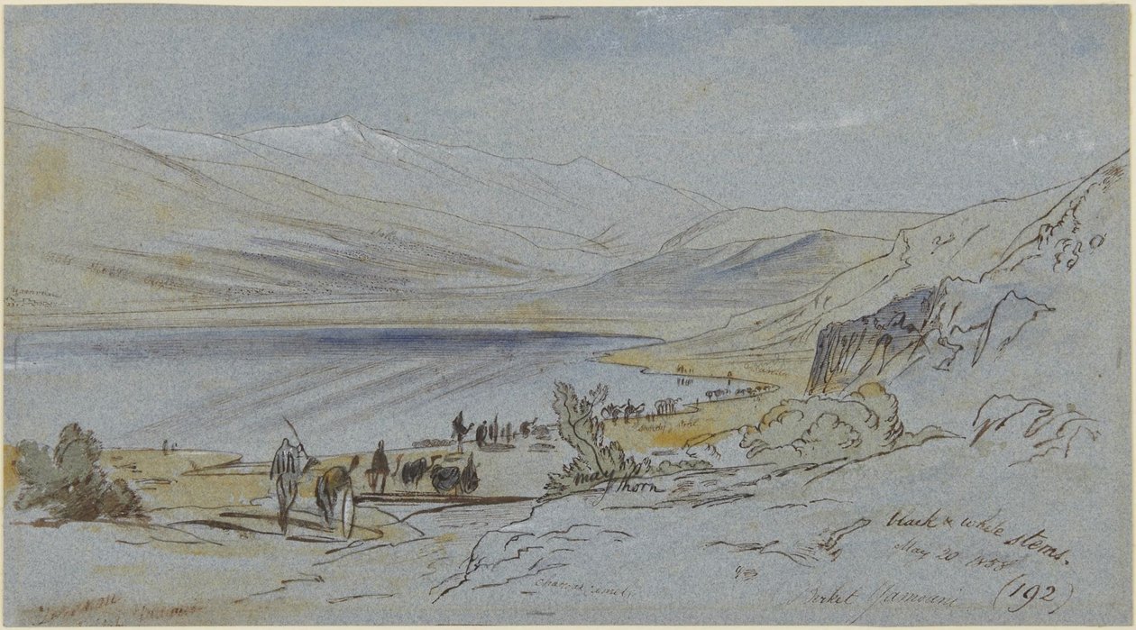 Birket el Yamouni av Edward Lear