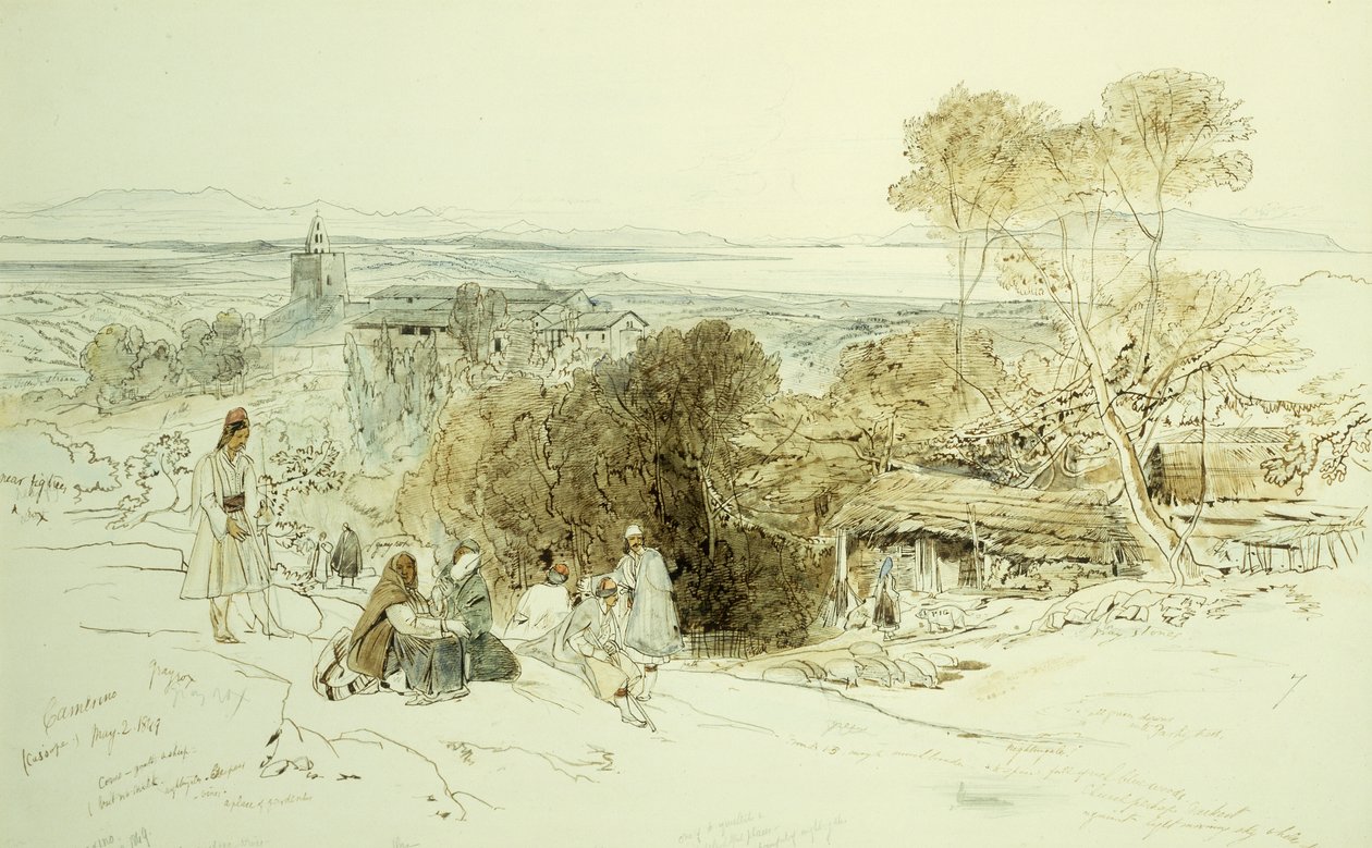 Camerino, 1849, 1849 av Edward Lear