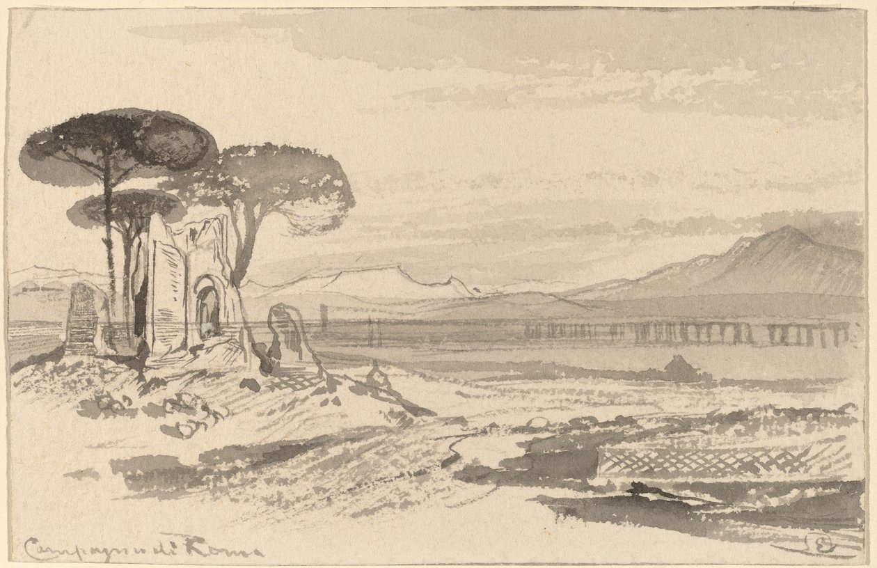 Roma landsbygda av Edward Lear