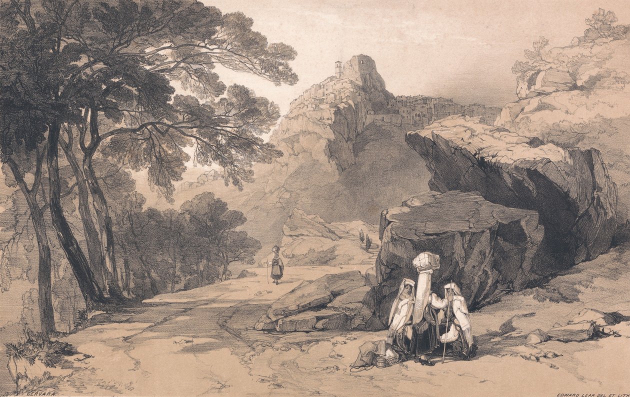Cervara av Edward Lear