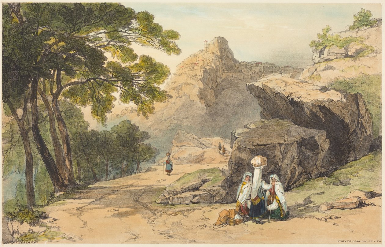 Cervara av Edward Lear