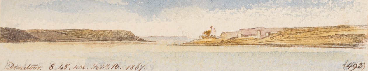 Dendoor; kl. 08.45, 16. februar 1867 (493) av Edward Lear