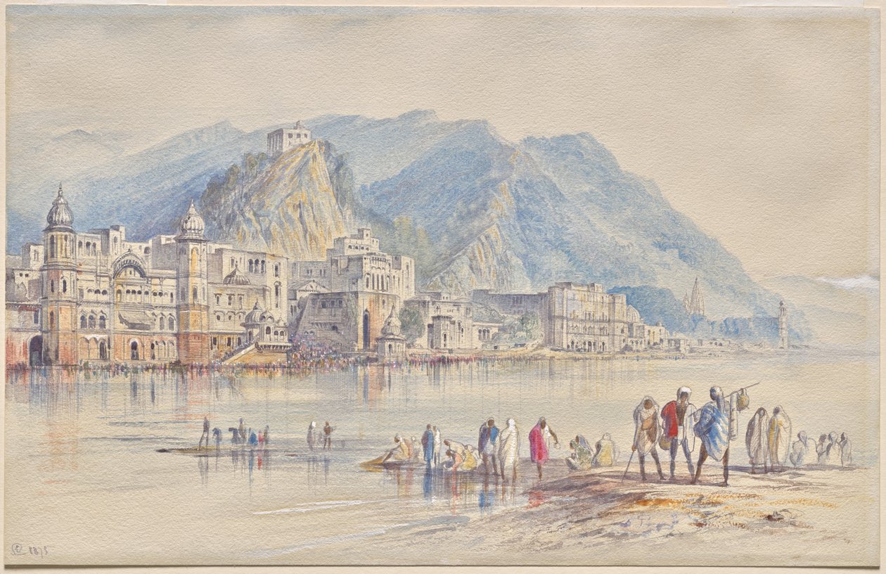Hardwar, India av Edward Lear