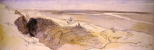 I ørkenen nær Damaskus av Edward Lear
