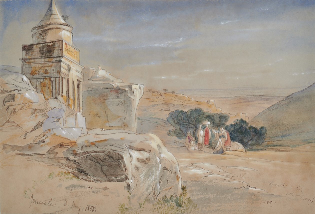 Jerusalem 3 av Edward Lear