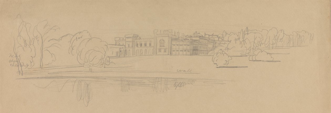 Knowsley Hall av Edward Lear
