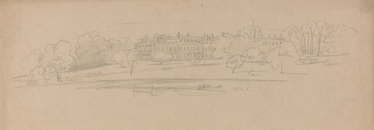 Knowsley Hall av Edward Lear