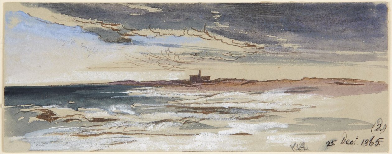 Malta av Edward Lear