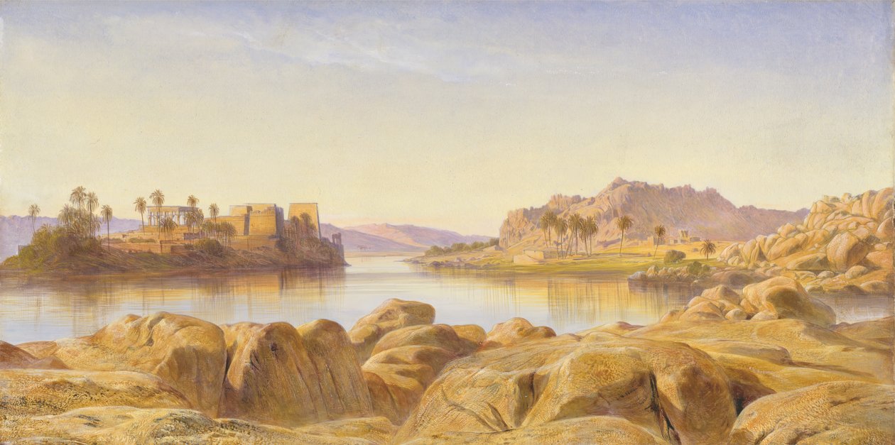 Philae, Egypt, 1863. av Edward Lear
