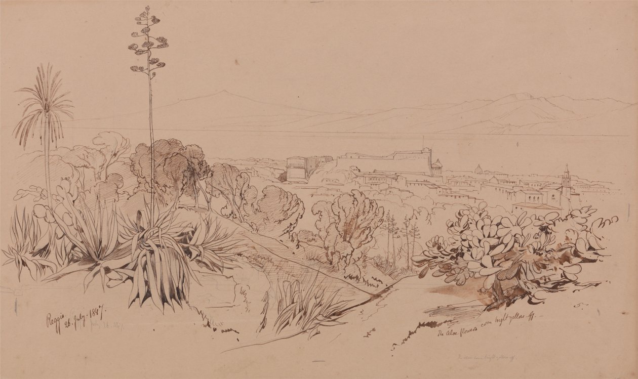 Reggio, 26. juli 1847 av Edward Lear