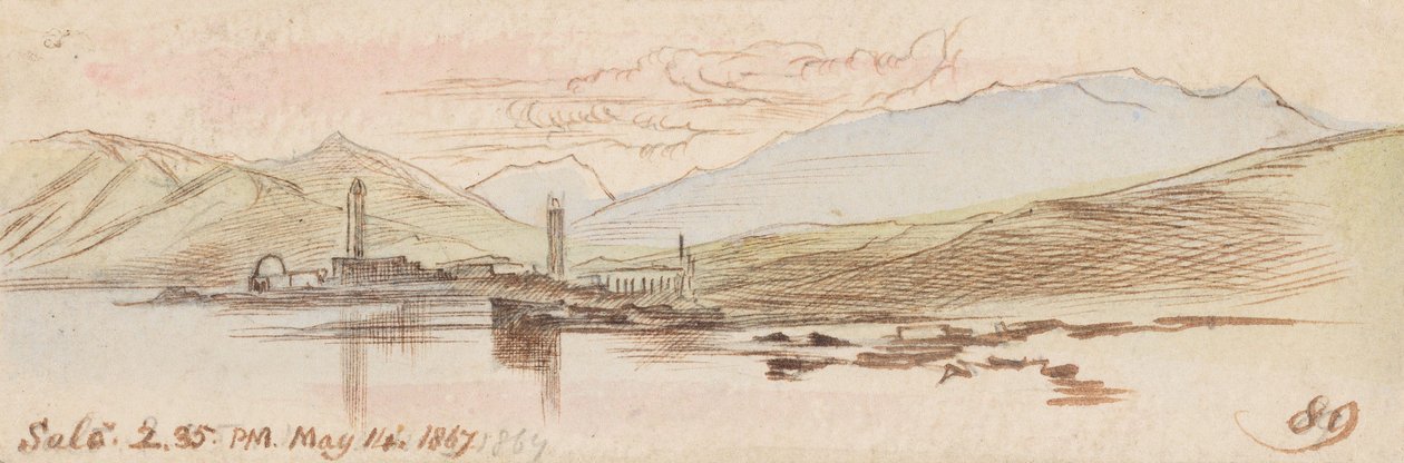 Salo; kl. 14.35, 14. mai 1867 (89) av Edward Lear