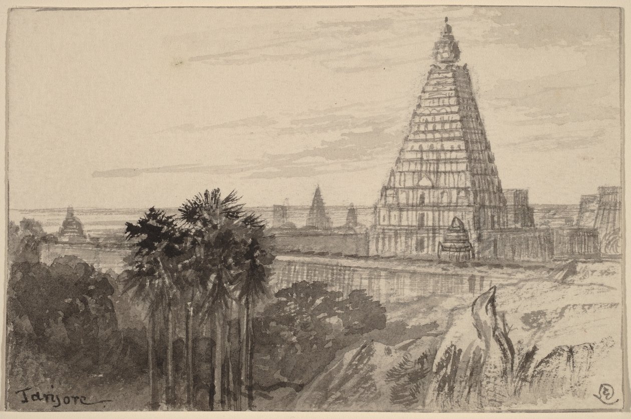 Tanjore, India av Edward Lear