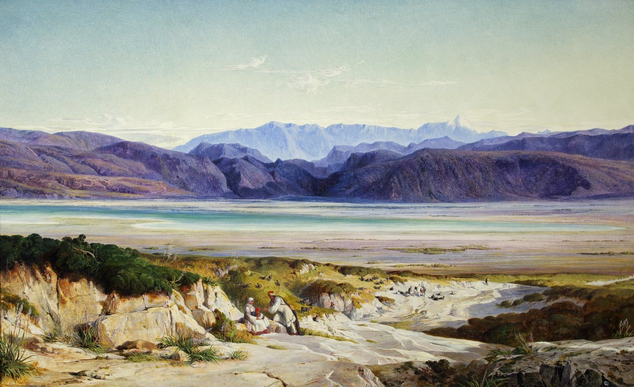 Thermopylae-fjellene av Edward Lear