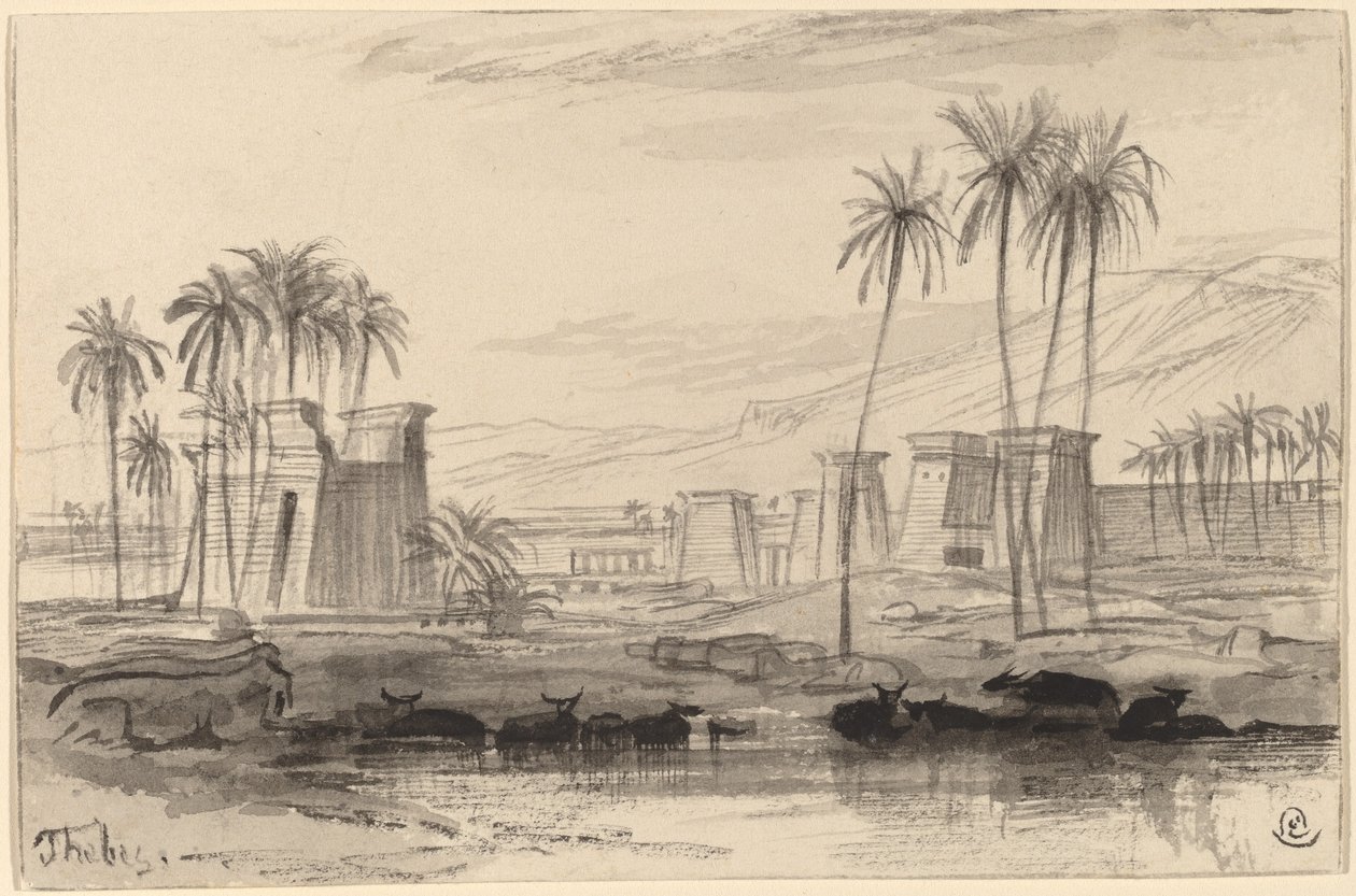 Theben, 18841885. av Edward Lear