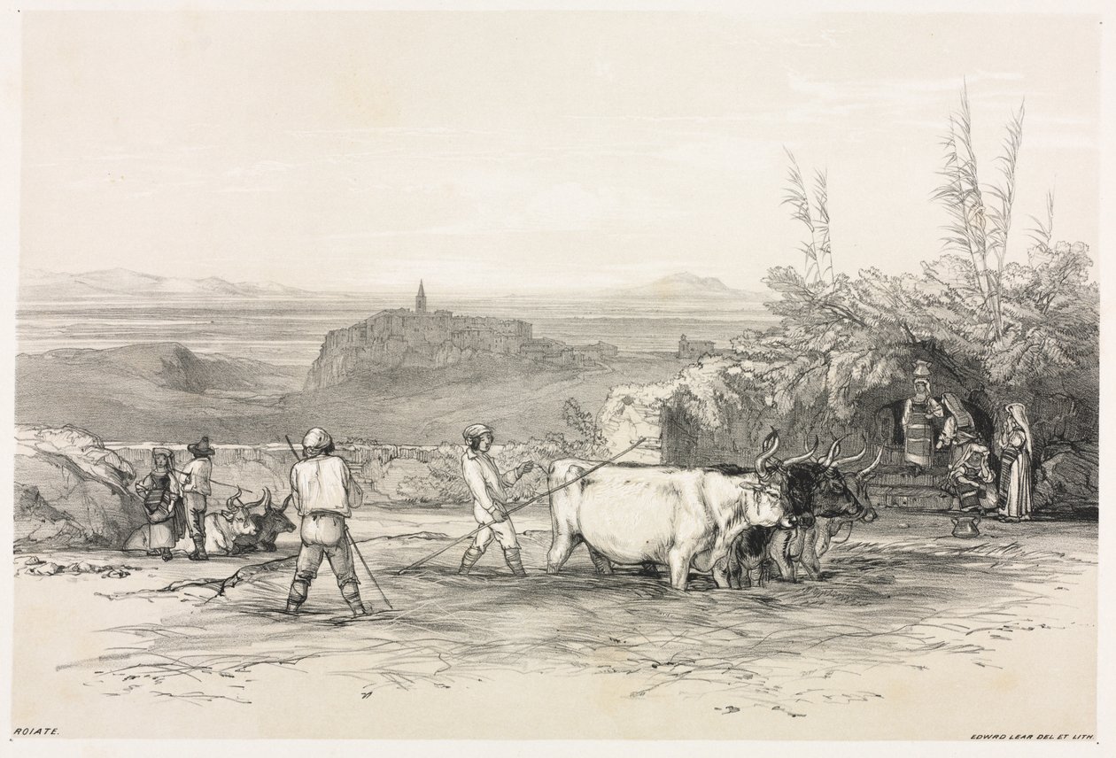 Utsikt i Roma og omegn: Roiate av Edward Lear