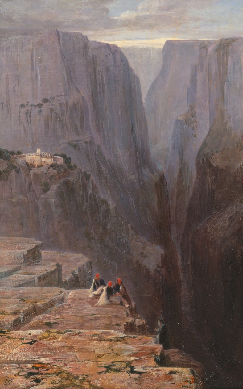 Zagori, Hellas, 1860. av Edward Lear