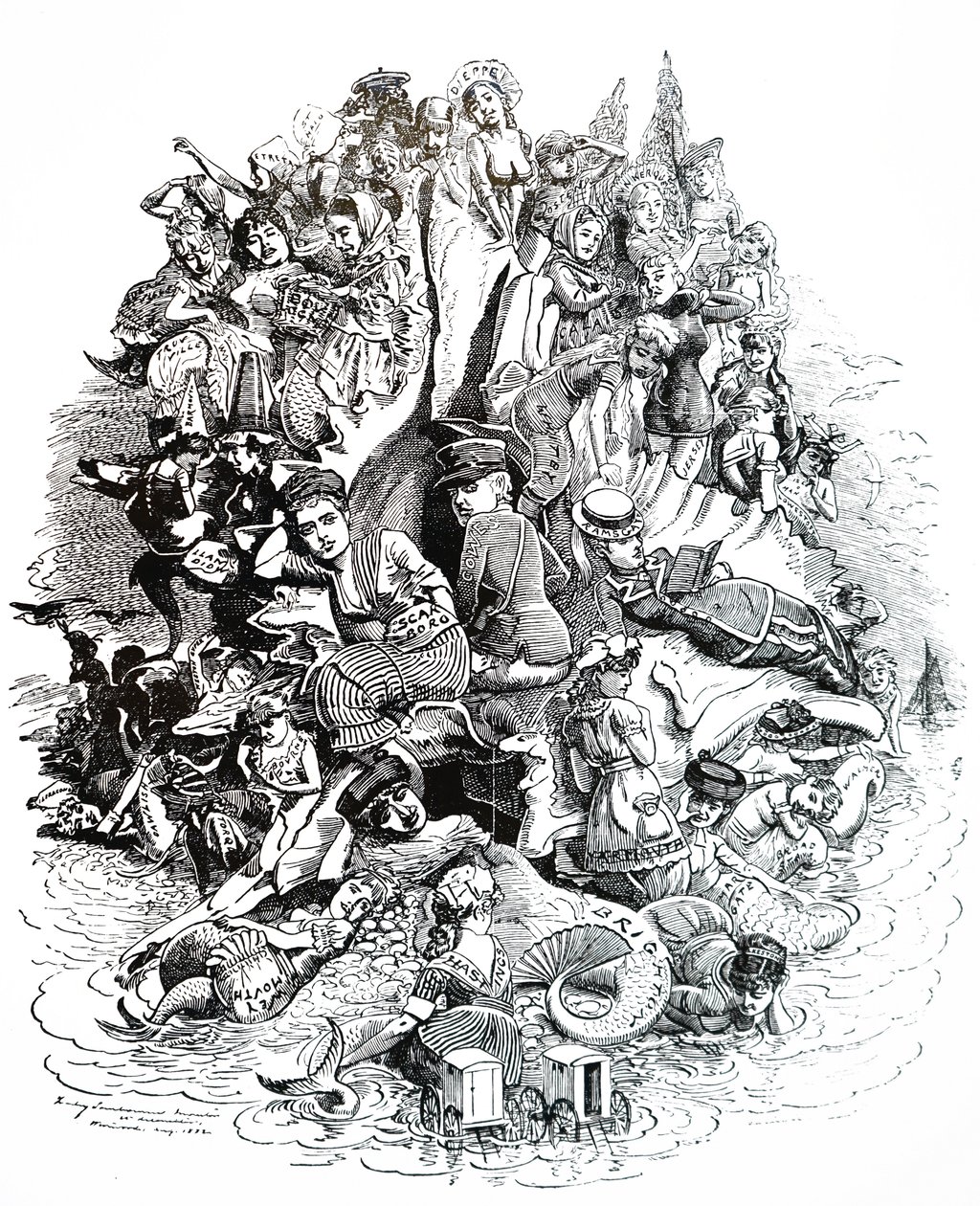 Britiske badebyer av Edward Linley Sambourne