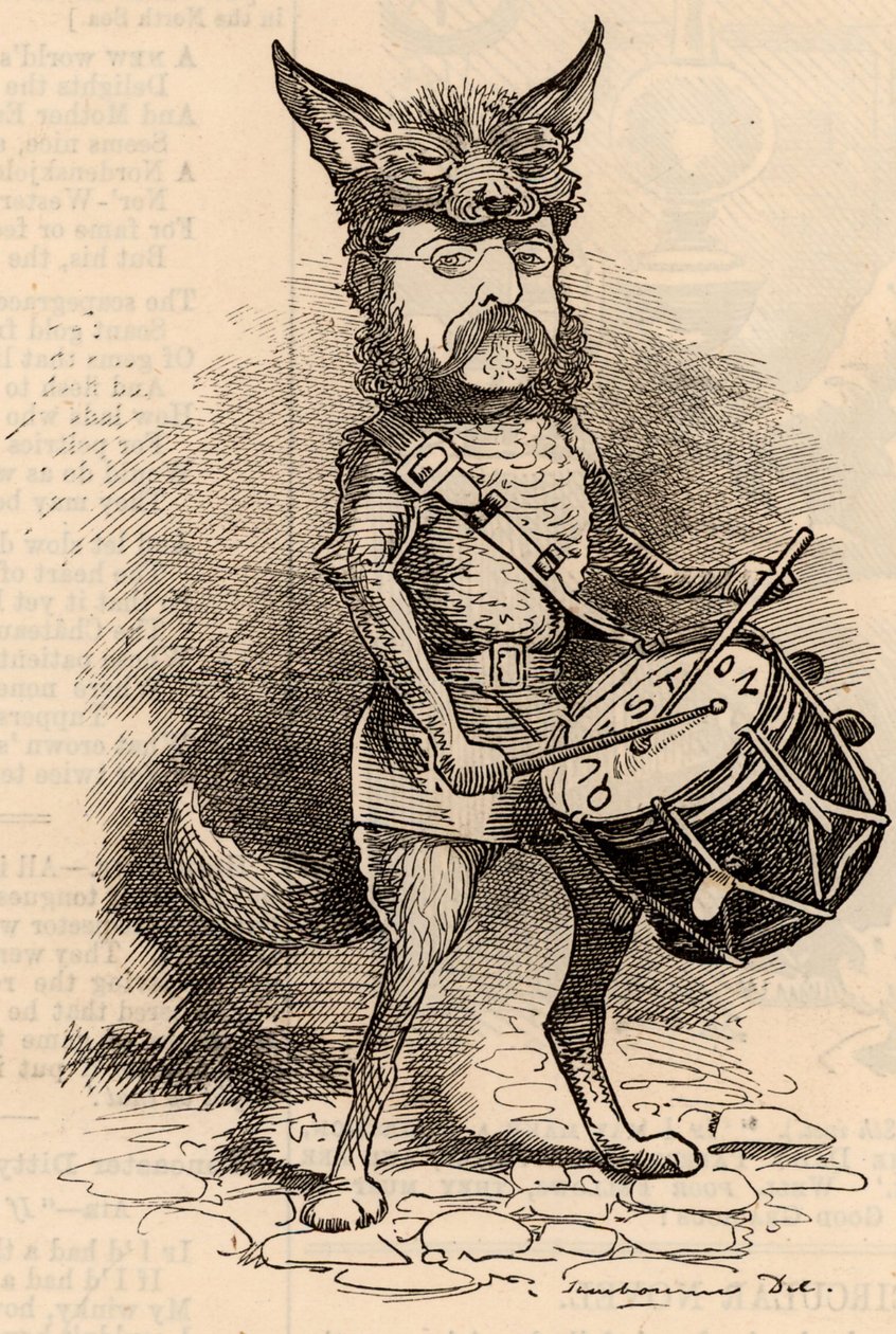 Henry Drummond Charles Wolff (1830-1908) av Edward Linley Sambourne