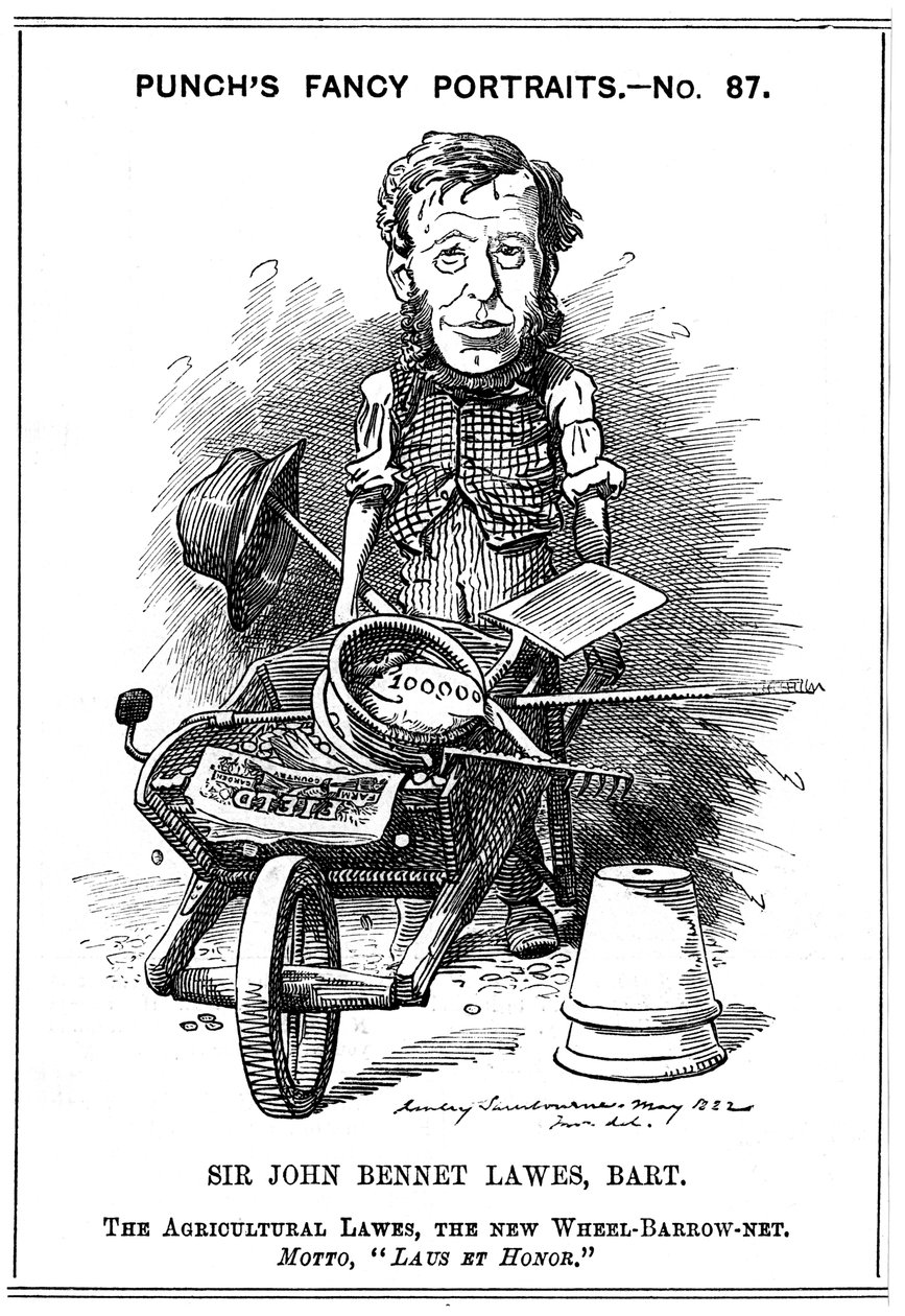 John Bennett Lawes, engelsk landbruker, 1882. av Edward Linley Sambourne