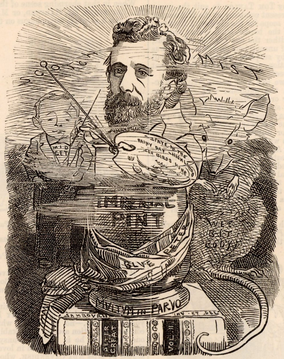 Portrett av Peter Graham av Edward Linley Sambourne