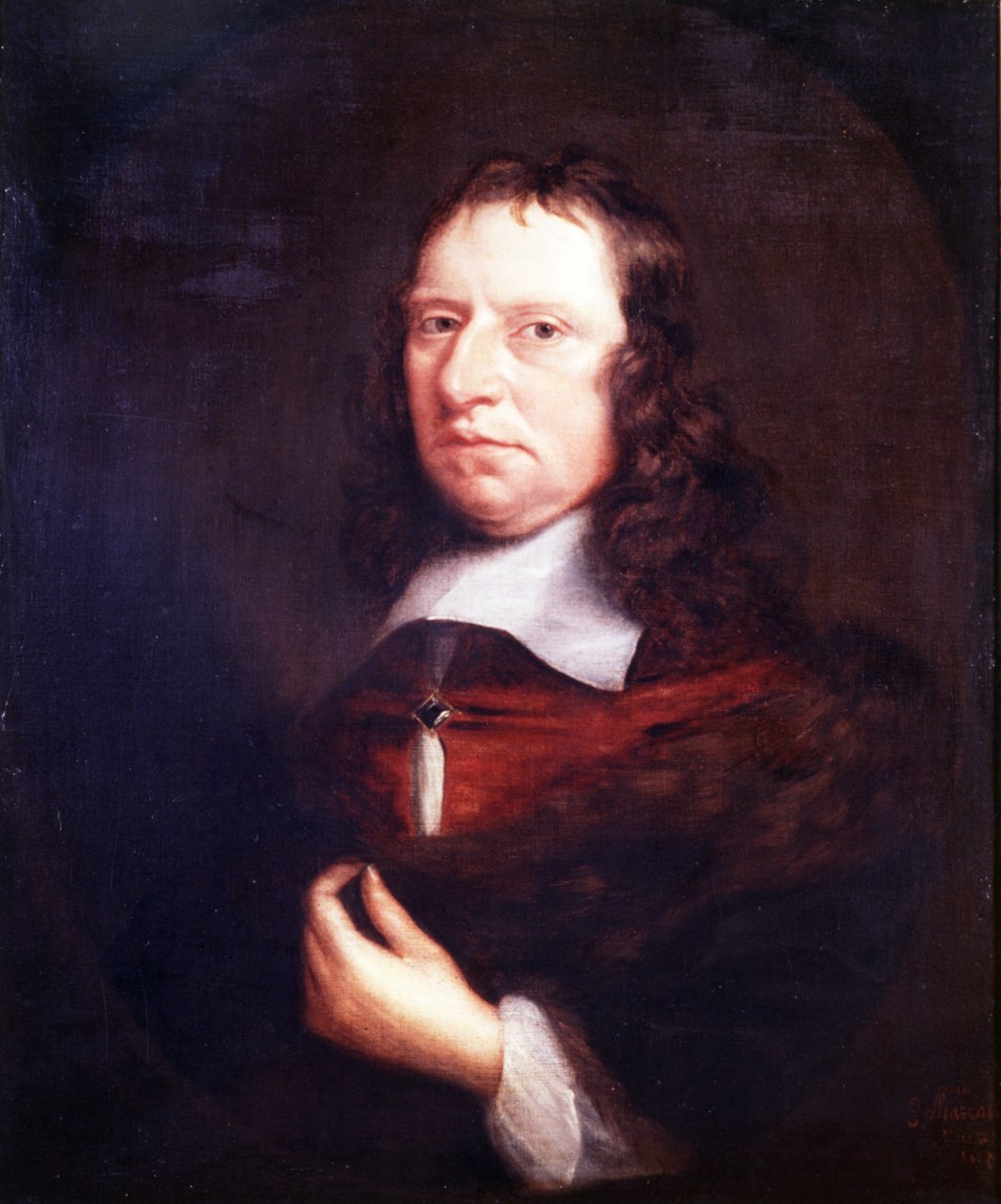 Portrait of a Gentleman, ca. 1655-58 (olje på lerret) av Edward Mascall