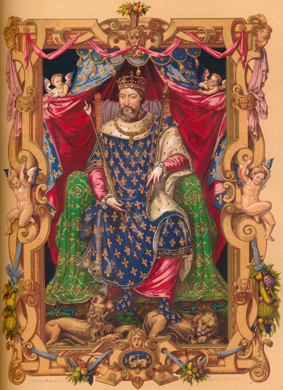 Kong Frans I av Frankrike, 1500-tallet, 1849. av Edward May