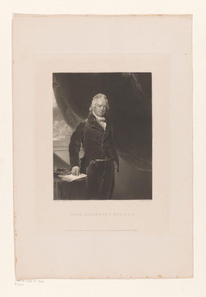 Portrett av John Abernethy Esqr. av Edward McInnes