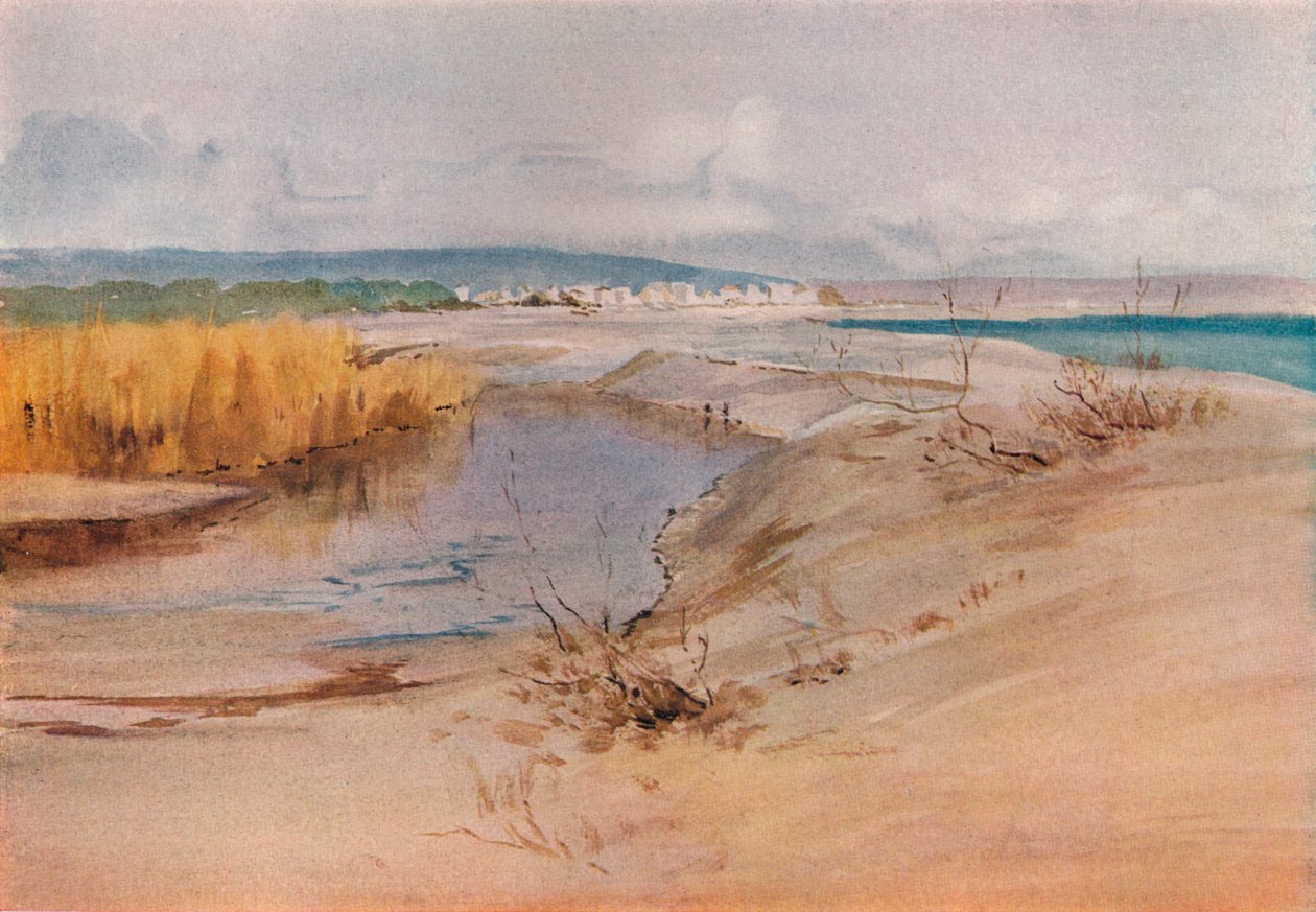 Utsikt over Cagnes, c1899 av Edward Millington Synge