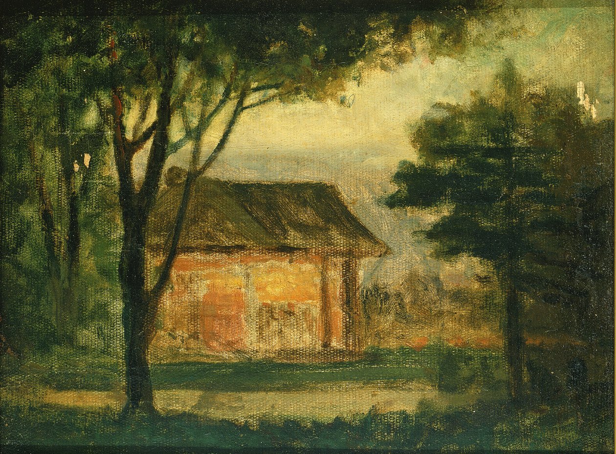 The Old Homestead, nd av Edward Mitchell Bannister