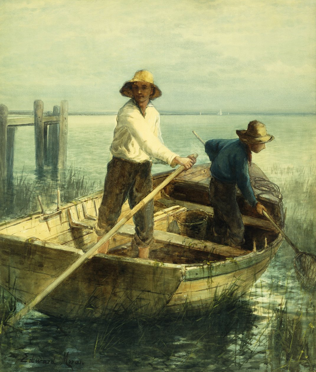 Skyver av, av Edward Moran