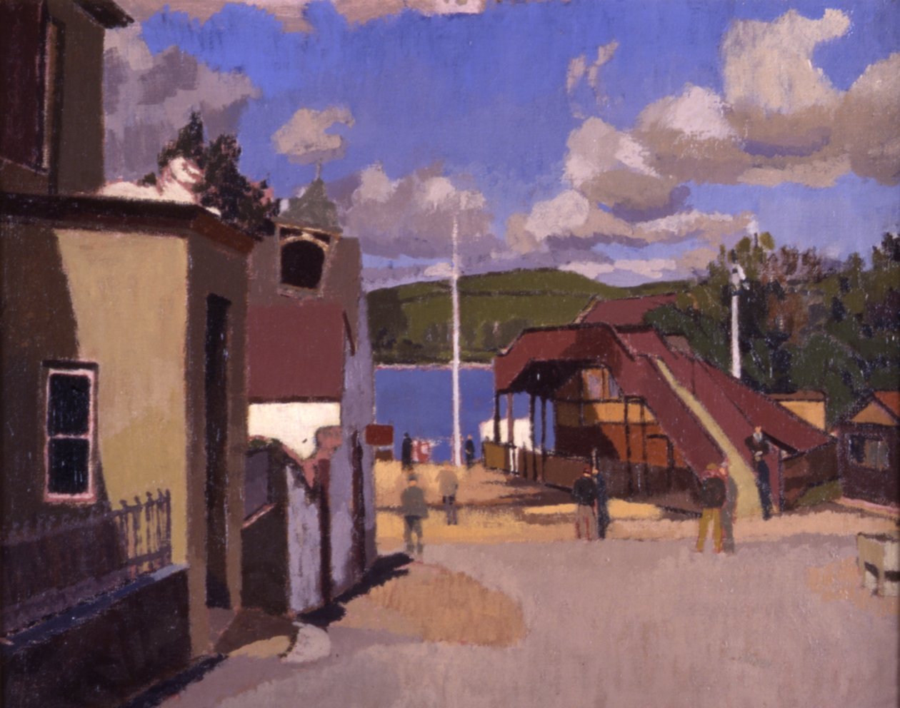 Ferryside stasjon av Edward Morland Lewis