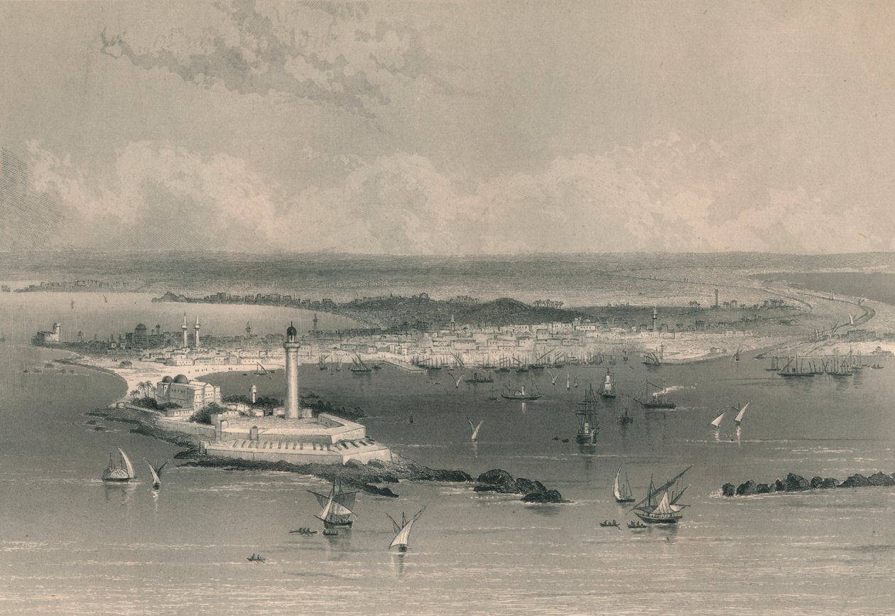 Alexandria, midten av slutten av 1800-tallet. av Edward Paxman Brandard