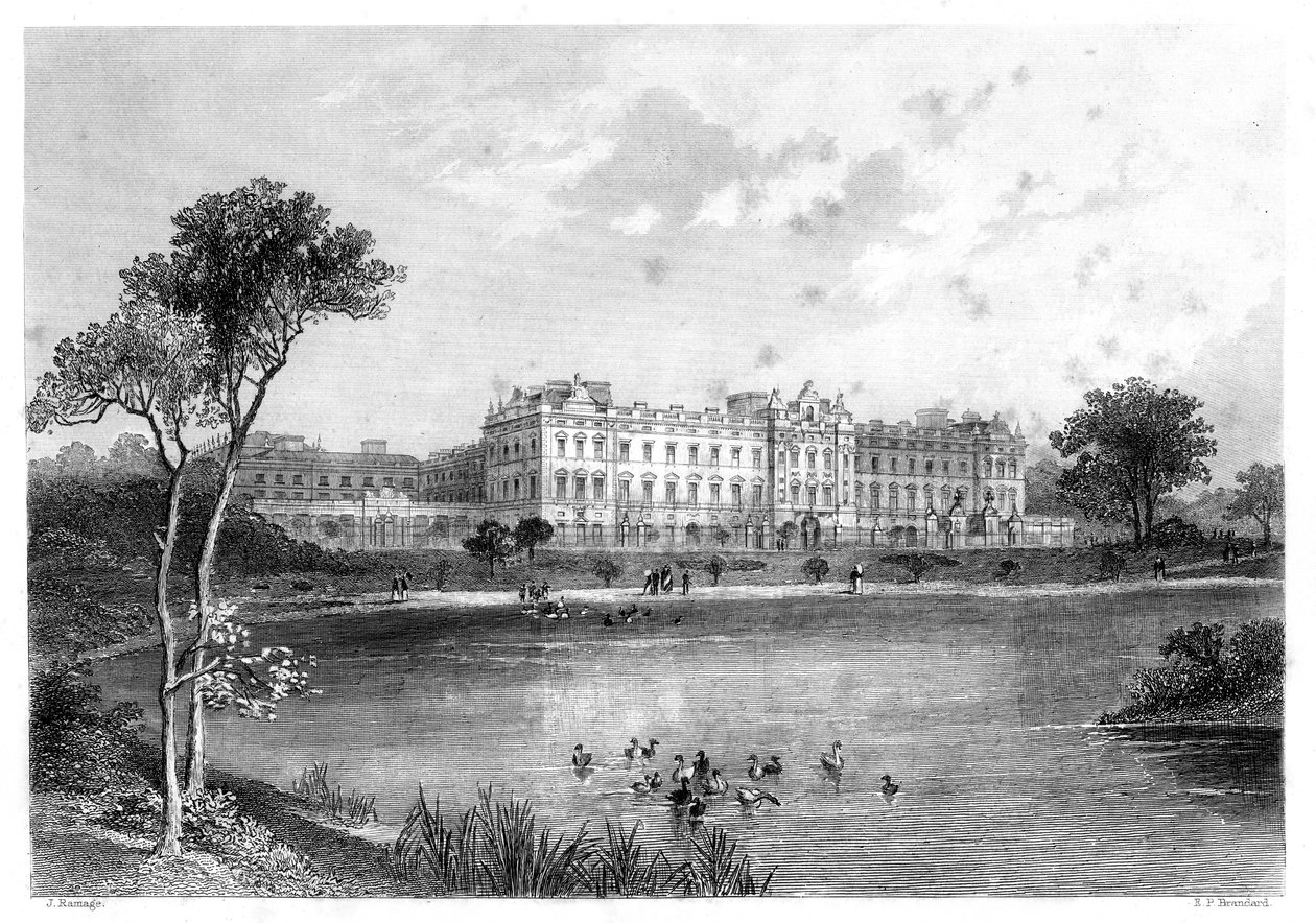 Buckingham Palace, London, 1899. av Edward Paxman Brandard