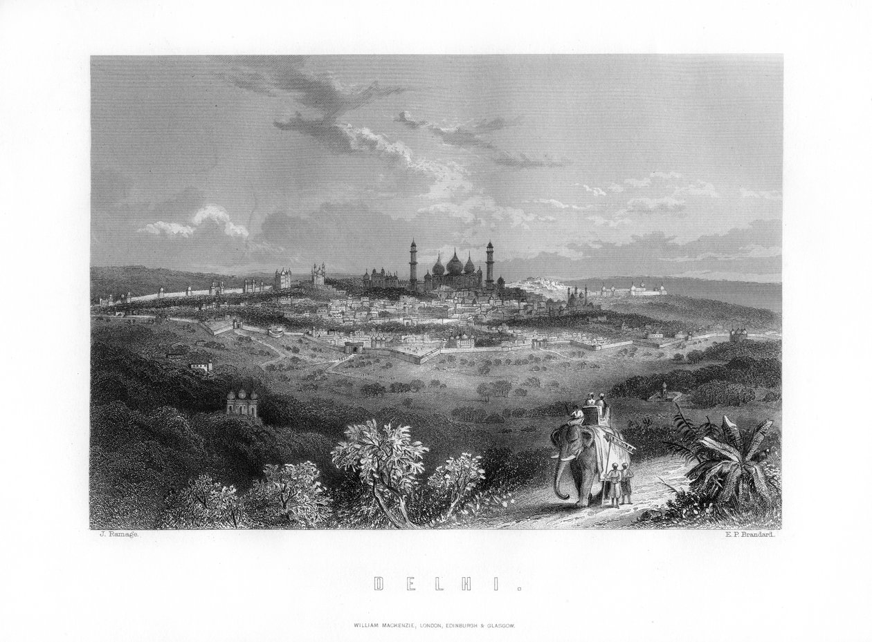 Delhi, India, 1893. av Edward Paxman Brandard