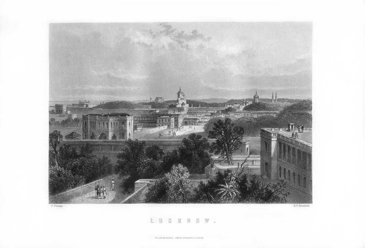Lucknow, India, 1893. av Edward Paxman Brandard