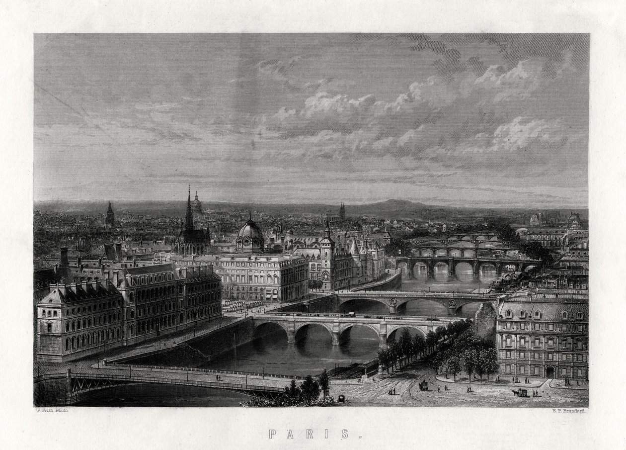 Paris, Frankrike, 1883 av Edward Paxman Brandard
