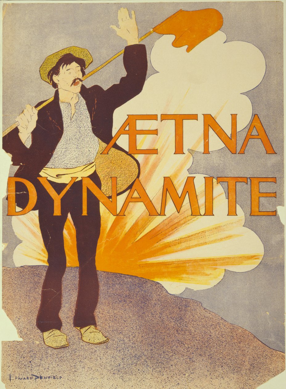 Aetna-dynamitt, 1895 av Edward Penfield