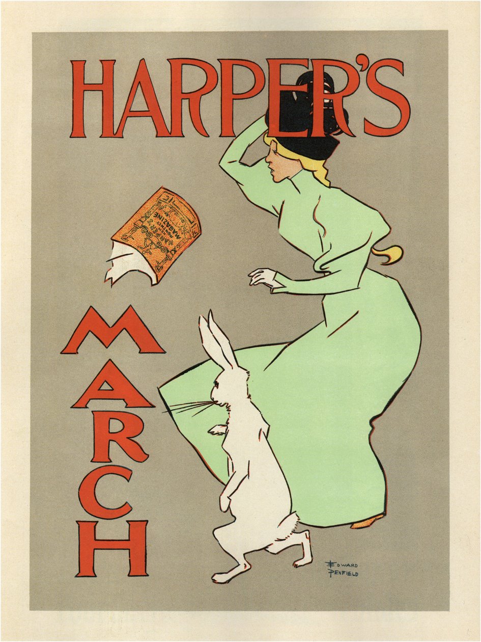 Harpers mars, 1894 av Edward Penfield