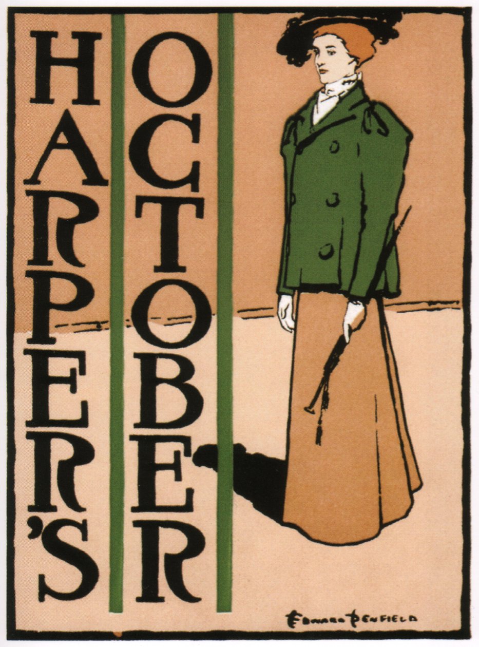 Harpers oktober, 1895 av Edward Penfield