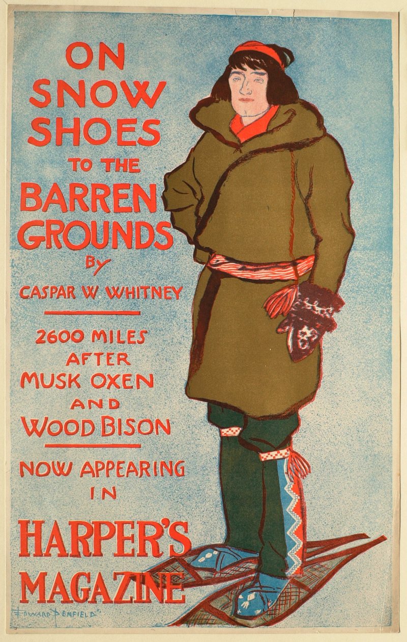 Auf Schneeschuhen zum Ödland av Edward Penfield