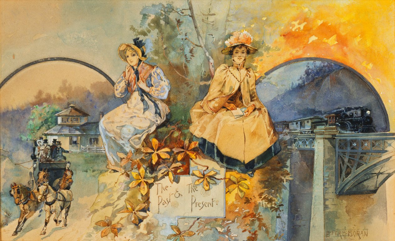 Fortid og nåtid, av Edward Percy Moran