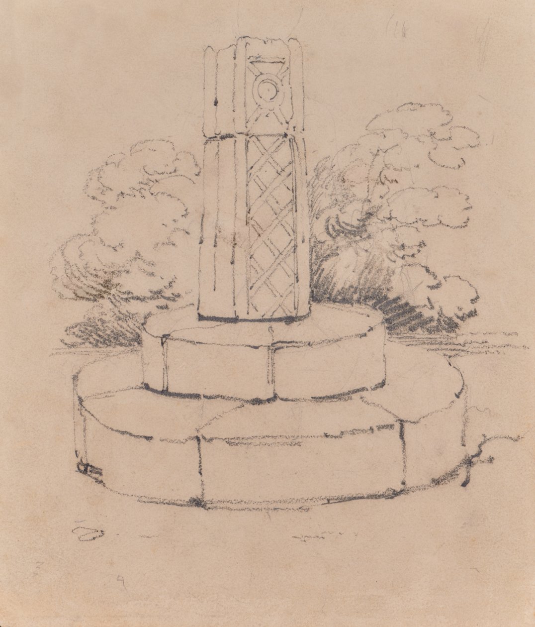 Monumentskisse av Edward Pretty